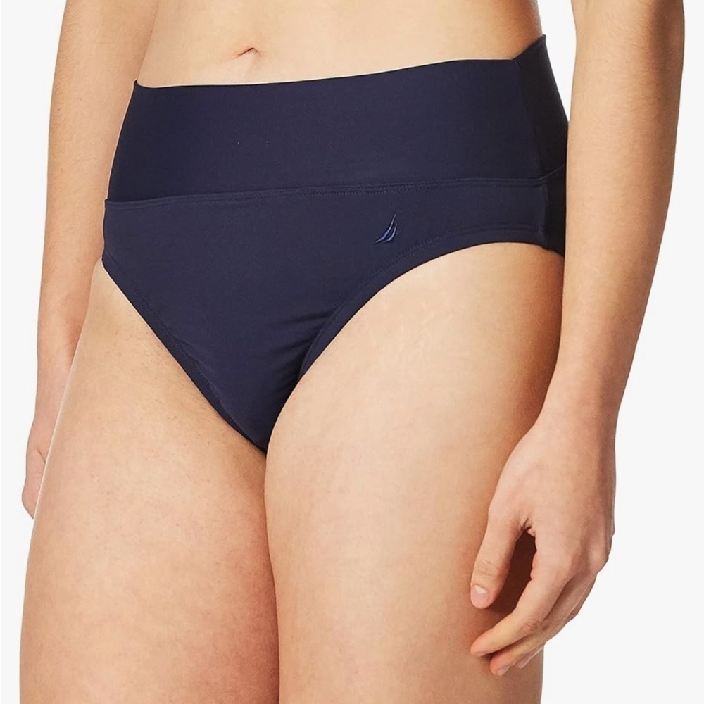Nautica Deepsea Navy Blue Bikini Bottom size XL